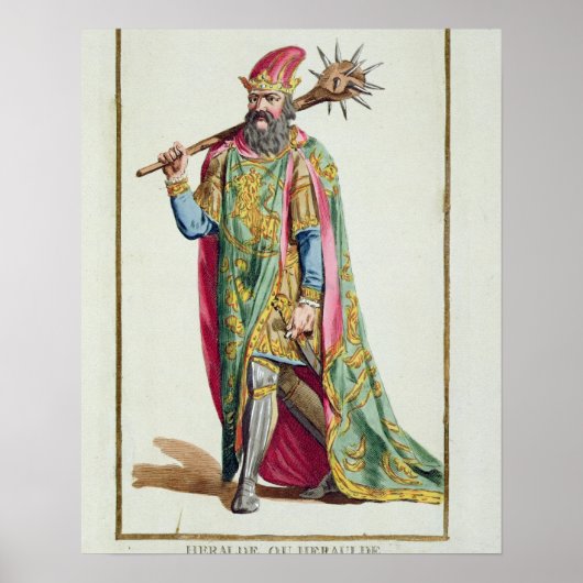 Harold, King of Denmark from 'Receuil des Estampes Poster (Voorkant)