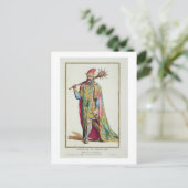 Harold, koning van Denemarken uit de "Receuil des  Briefkaart (Staand voorkant)