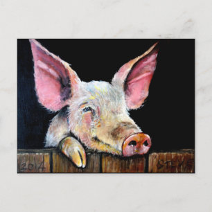 Harold (Stepteen varken) Briefkaart
