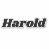 Harold Sticker (Voorkant)