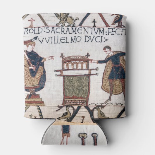 Harold swearing oath on holy relics blikjeskoeler (Achterkant)