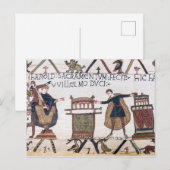 Harold swearing oath on holy relics briefkaart (Voorkant / Achterkant)