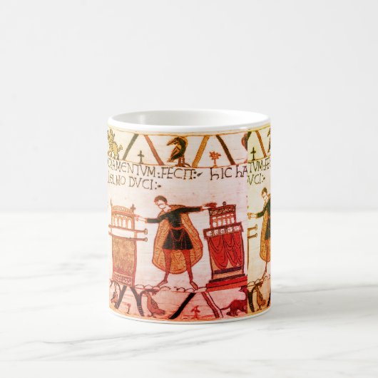 Harold swearing oath on holy relics koffiemok (Center)