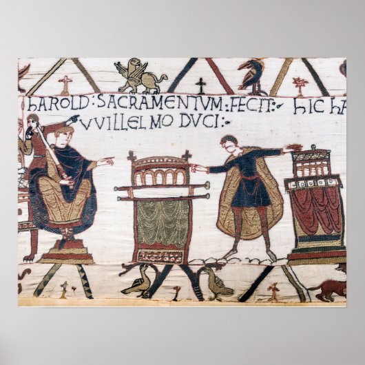 Harold swearing oath on holy relics poster (Voorkant)