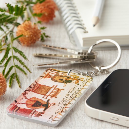 Harold swearing oath on holy relics sleutelhanger (Voorkant Rechts)