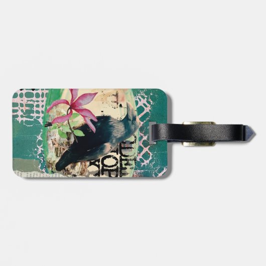 "Harold, watcher of the forgotten" Bagagelabel (Achterkant horizontaal)