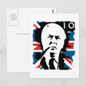 Harold Wilson Briefkaart (Voorkant / Achterkant)