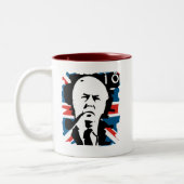 Harold Wilson Tweekleurige Koffiemok (Links)