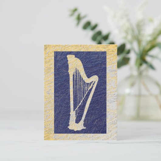 Harp 1 briefkaart (Staand voorkant)