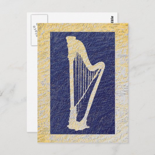 Harp 1 briefkaart (Voorkant / Achterkant)