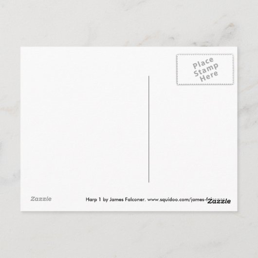 Harp 1 briefkaart (Achterkant)