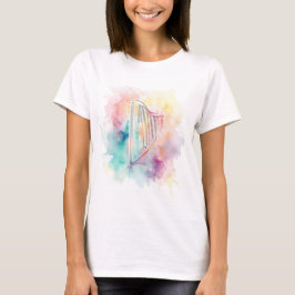Harp aquarel T-shirt