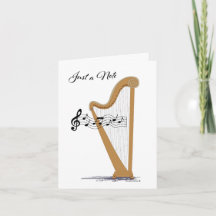 Harp Blank Note-Kaart