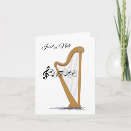 Harp Blank Note-Kaart Kaart