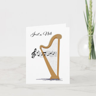 Harp Blank Note-Kaart Kaart