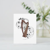 Harp Briefkaart (Staand voorkant)