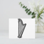 Harp Briefkaart (Staand voorkant)