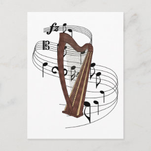 Harp Briefkaart
