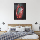Harp Canvas Afdruk (Insitu (Slaapkamer))