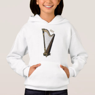 Harp cartoon illustratie