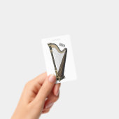 Harp cartoon illustratie badge (Handheld)