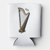 Harp cartoon illustratie blikjeskoeler (Voorkant)