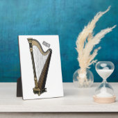 Harp cartoon illustratie fotoplaat (Zijkant)