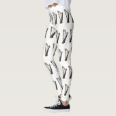 Harp cartoon illustratie leggings (Links)