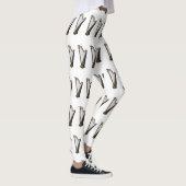 Harp cartoon illustratie leggings (Rechts)