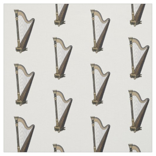 Harp cartoon illustratie stof (Swatch)