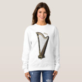 Harp cartoon illustratie trui (Voorkant volledig)
