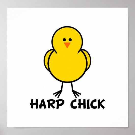 Harp Chick Poster (Voorkant)