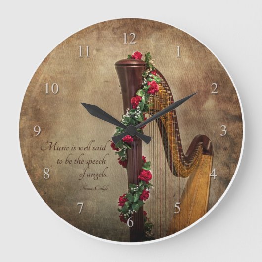 Harp Clock Grote Klok (Voorkant)