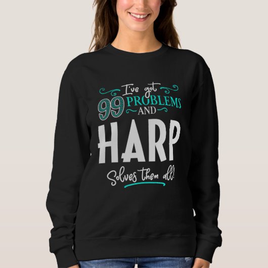 Harp Design - Harp lost alles op Trui (Voorkant)