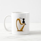 Harp en Cat Design Mok (Links)