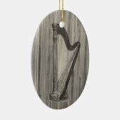 Harp Engraving Pendant Ornament (Rechts)