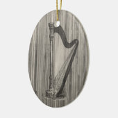 Harp Engraving Pendant Ornament (Links)