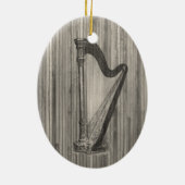 Harp Engraving Pendant Ornament (Achterkant)