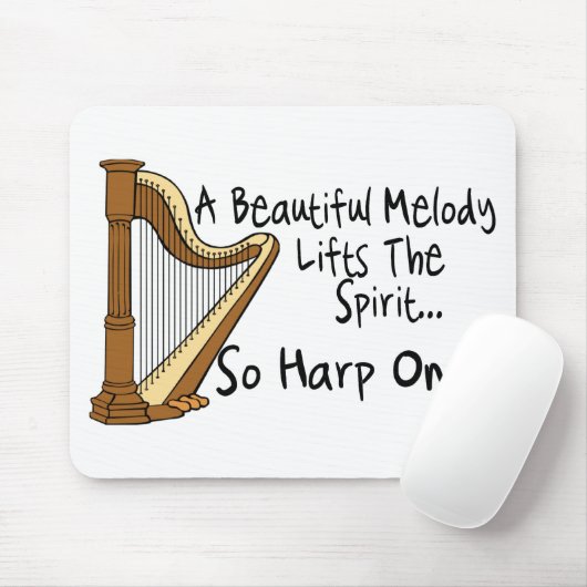 Harp erop muismat (Met muis)