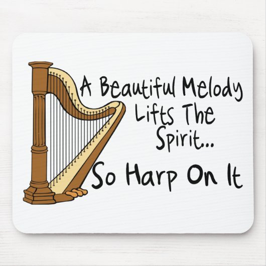 Harp erop muismat (Voorkant)