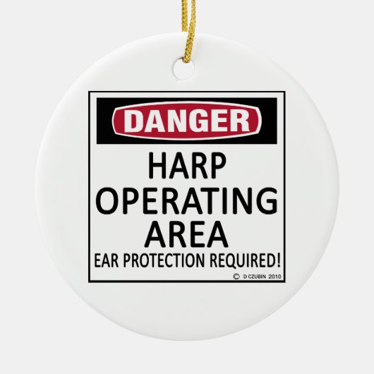 Harp-exploitatiegebied Keramisch Ornament (Voorkant)