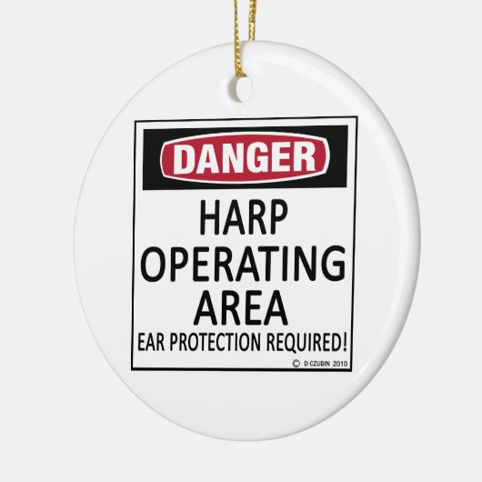 Harp-exploitatiegebied Keramisch Ornament (Links)