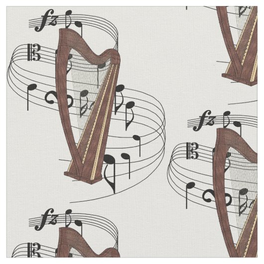 Harp Fabric Stof (Close Up)