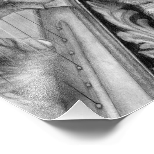 HARP FOTO AFDRUK (Hoek)