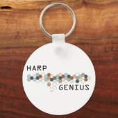Harp Genius Sleutelhanger (Voorkant)