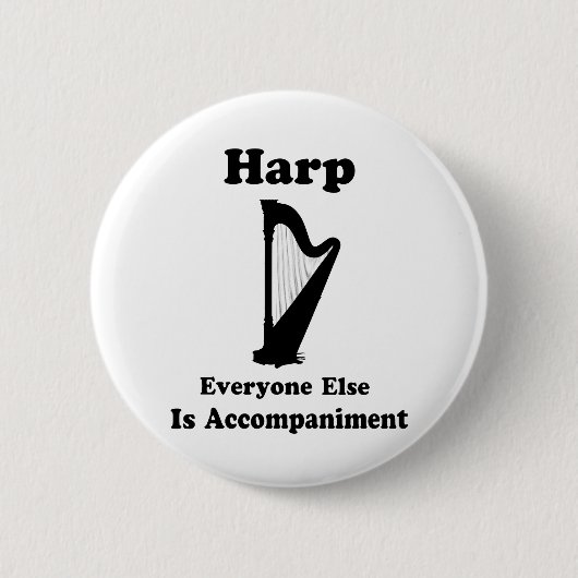 Harp Gift Ronde Button 5,7 Cm (Voorkant)