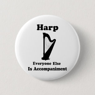 Harp Gift Ronde Button 5,7 Cm