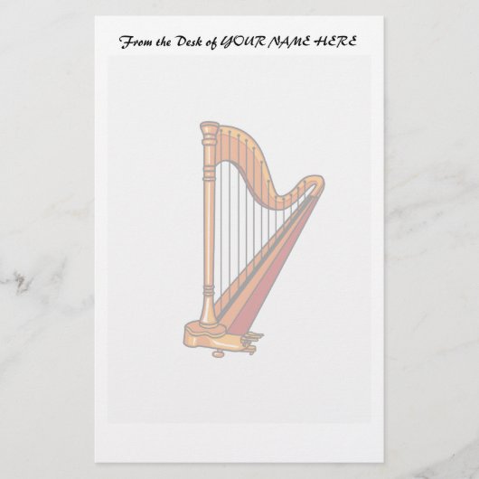 harp grafisch pedaal.png briefpapier (Voorkant)