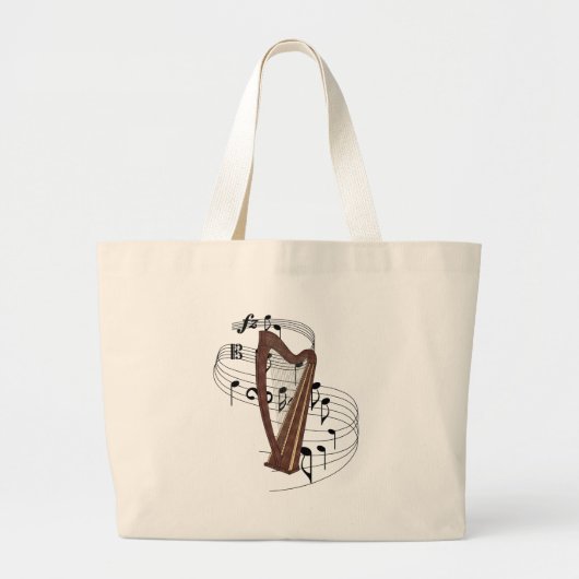 Harp Grote Tote Bag (Voorkant)