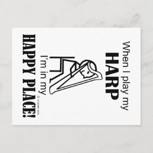 Harp Happy Place Briefkaart
